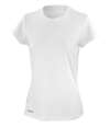 S253F Women's Spiro Quick Dry Short Sleeve T Shirt White colour image